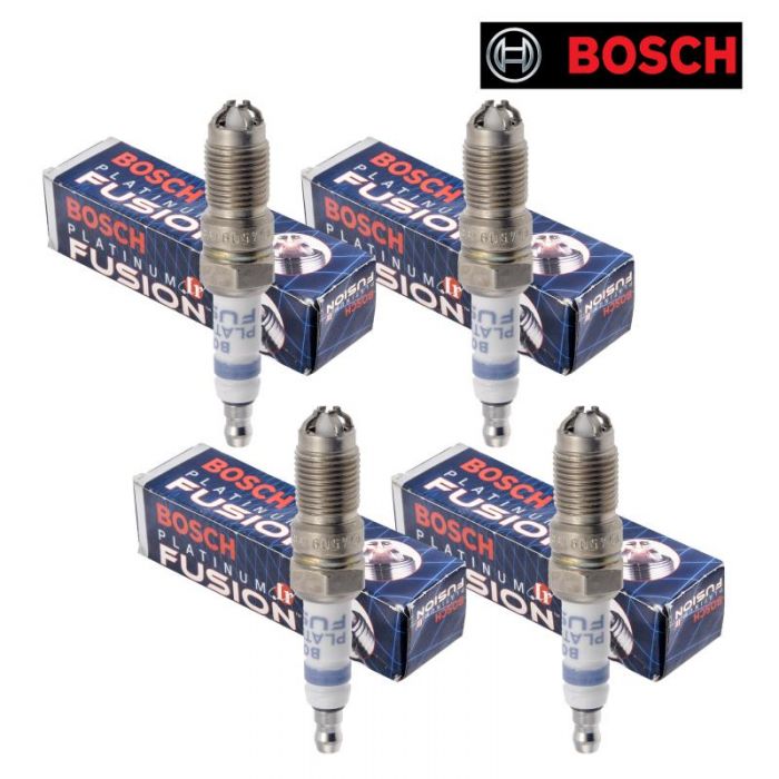 New Bosch 4509 Platinum Ir Iridium Fusion Spark Plug Set Of 4