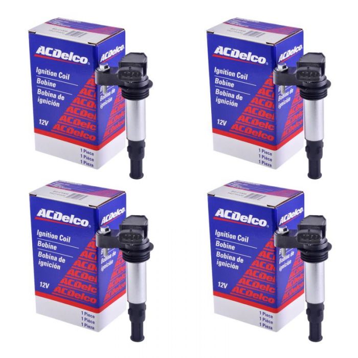 Commotion Yeah Soaked Set of 4 AcDelco Ignition Coil BS-C1508 For Cadillac Chevrolet Saab Buick  04-09