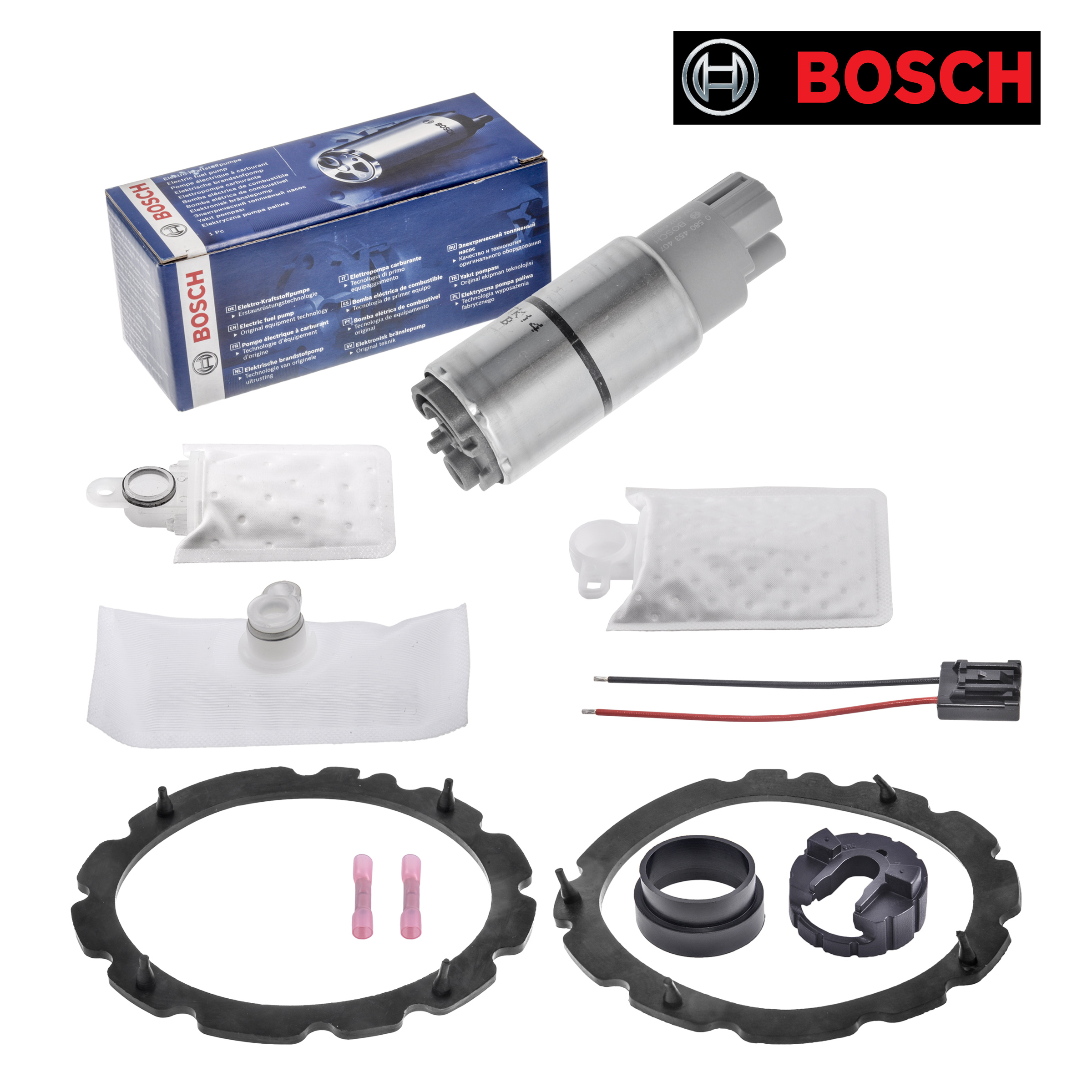 New Bosch Fuel Pump and Strainer K9261 For Ford Lincoln 98-04
